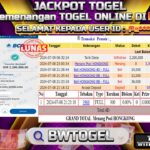 BUKTI JACKPOT TOGEL POOL HONGKONG TERPERCAYA DI INDONESIA