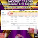 BUKTI JACKPOT CASINO PP LIVE MEGAWHEEL  TERPERCAYA DI INDONESIA TGL 23-07-2024